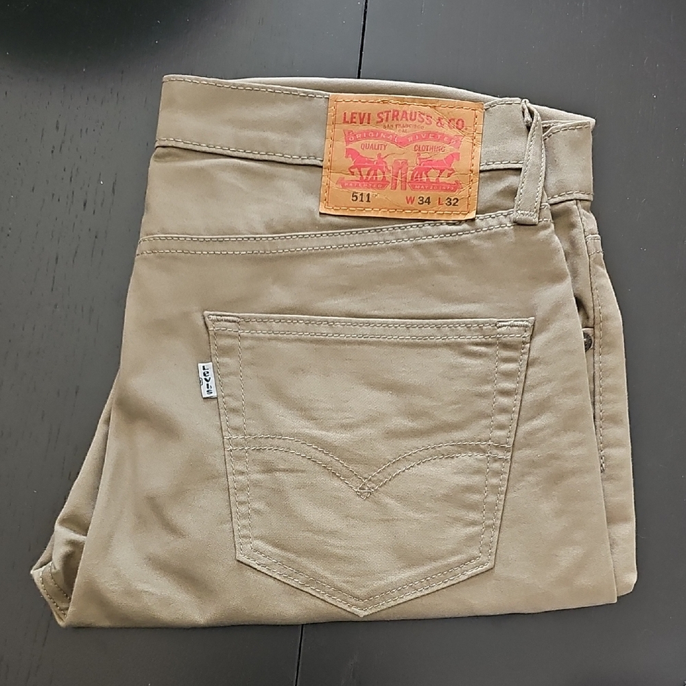Levi's Men's Tan Slim Jeans